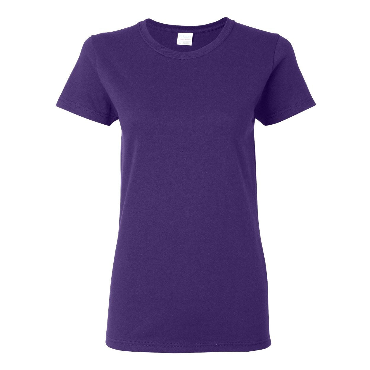 Purple t-shirt on a white background