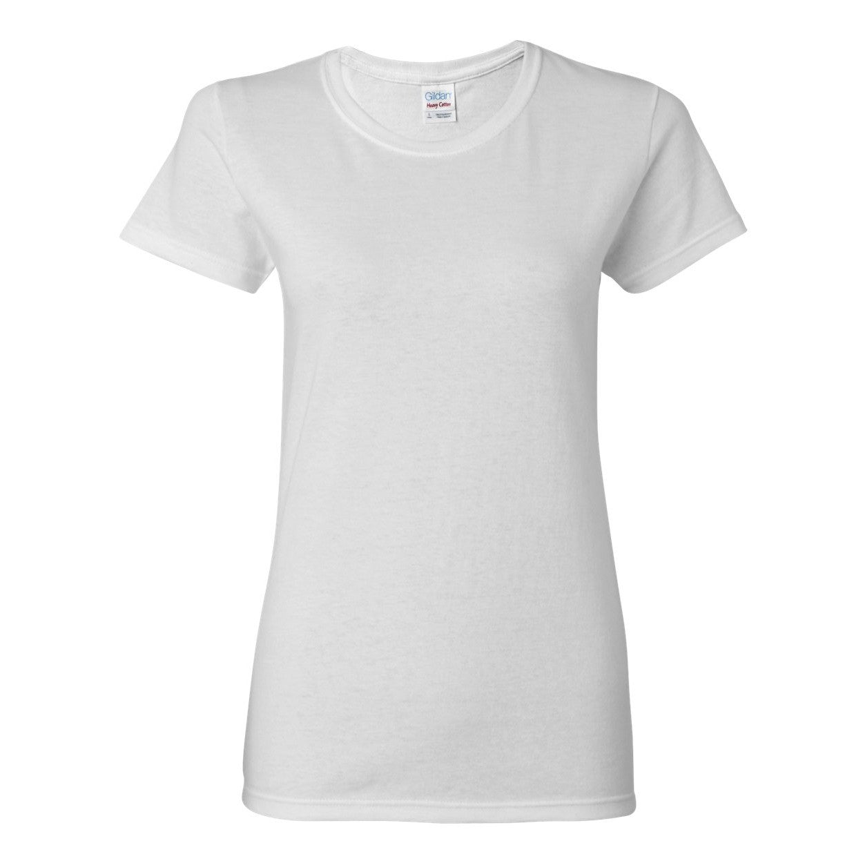 White t-shirt on a white background