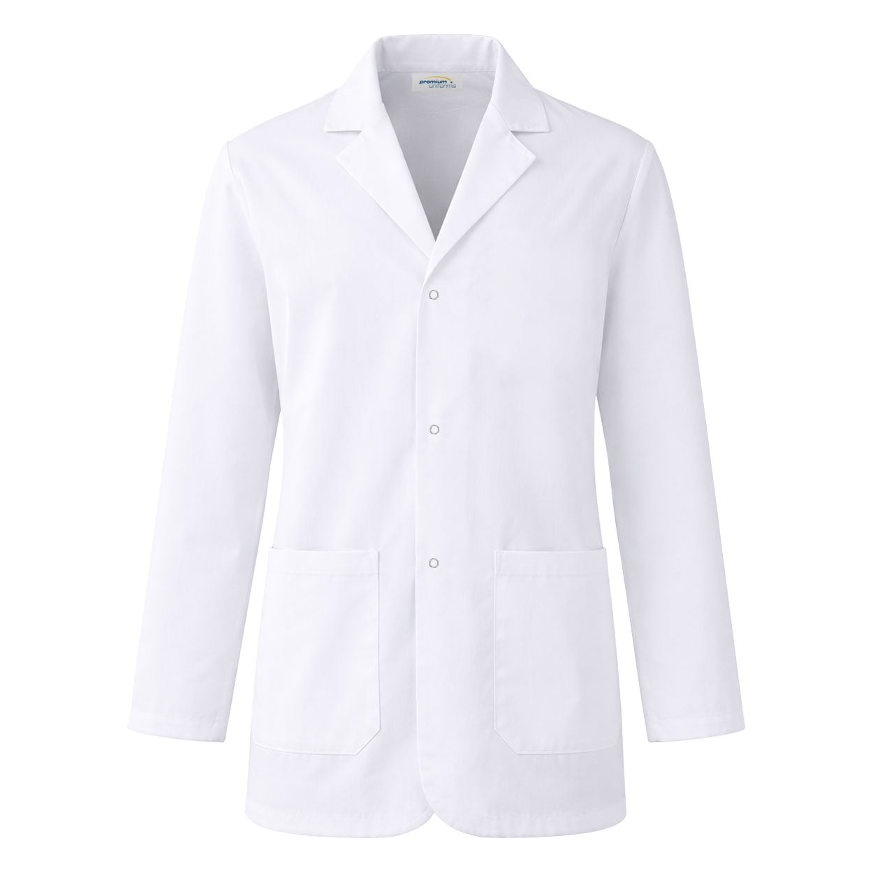 White counter coat on white background