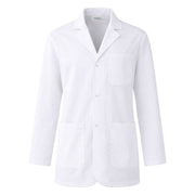 White counter coat on white background