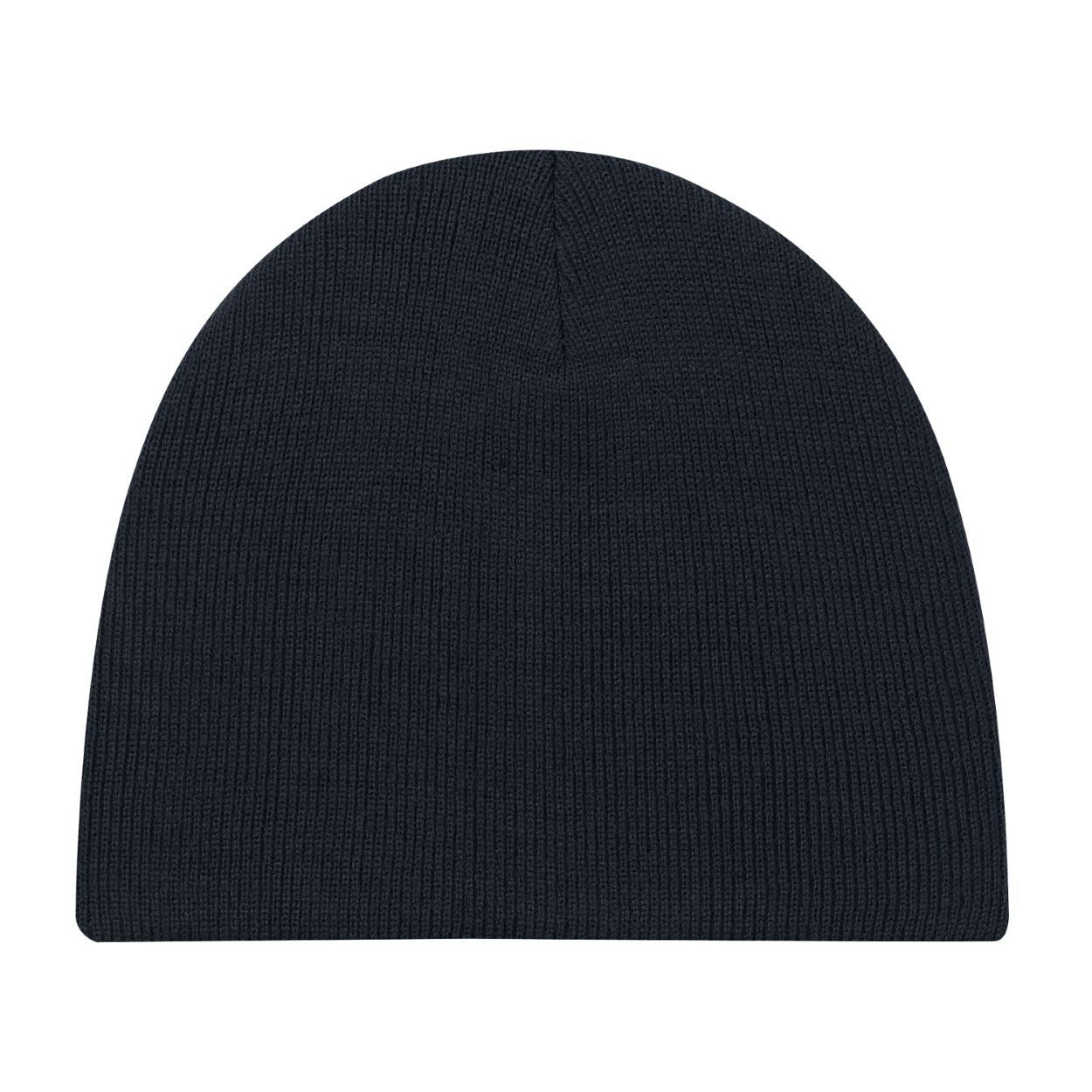 Black tuque on a white background