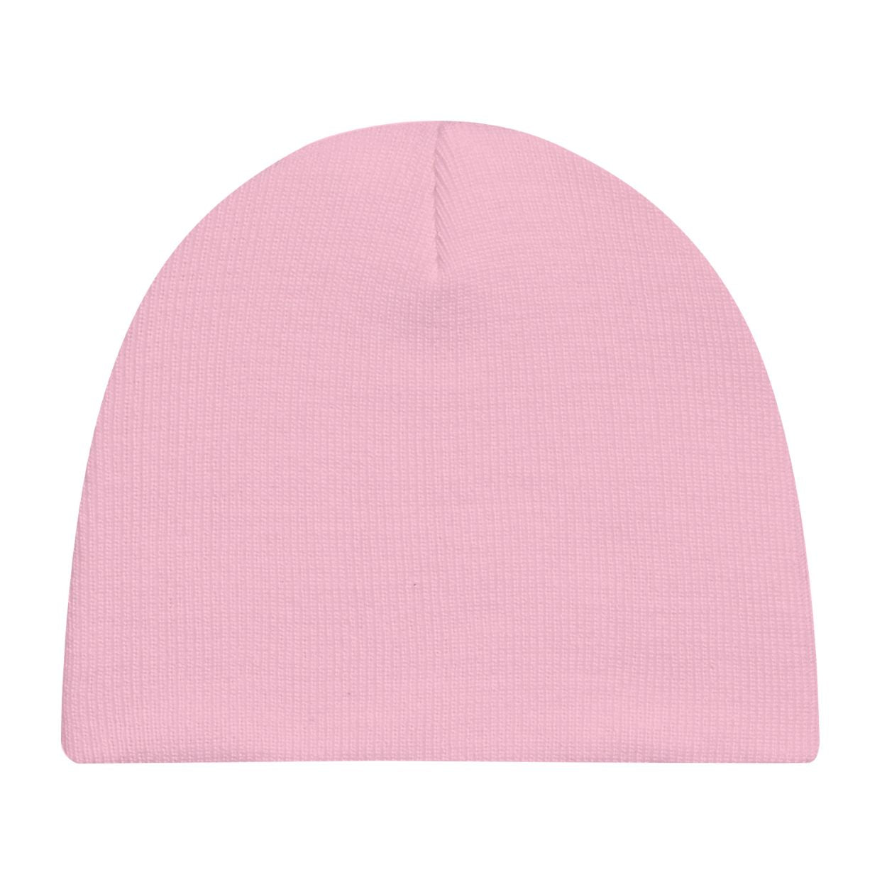 Pink tuque on a white background