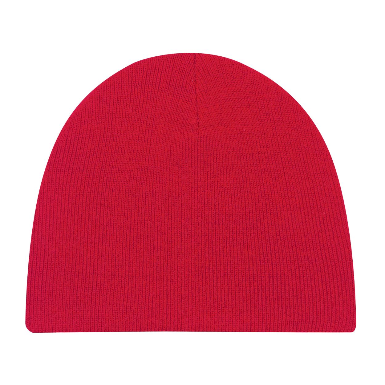 Red tuque on a white background