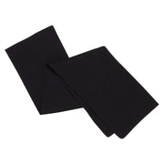 Black scarf on a white background