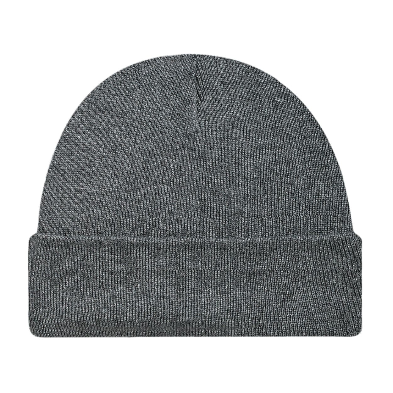 Dark grey tuque on a white background