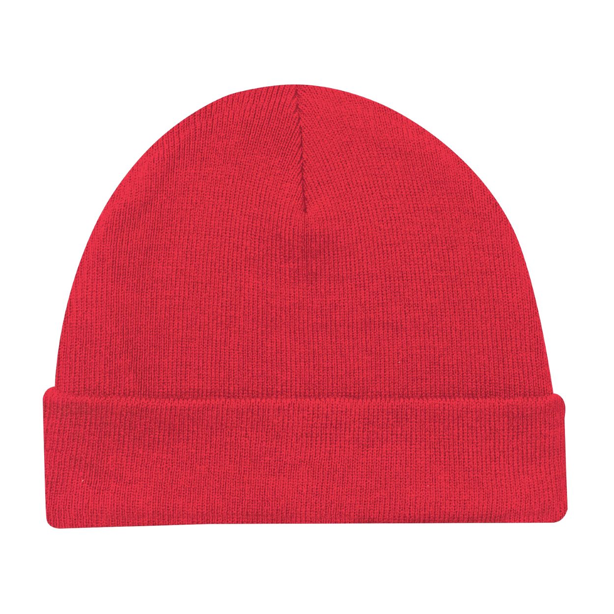Red tuque on a white background