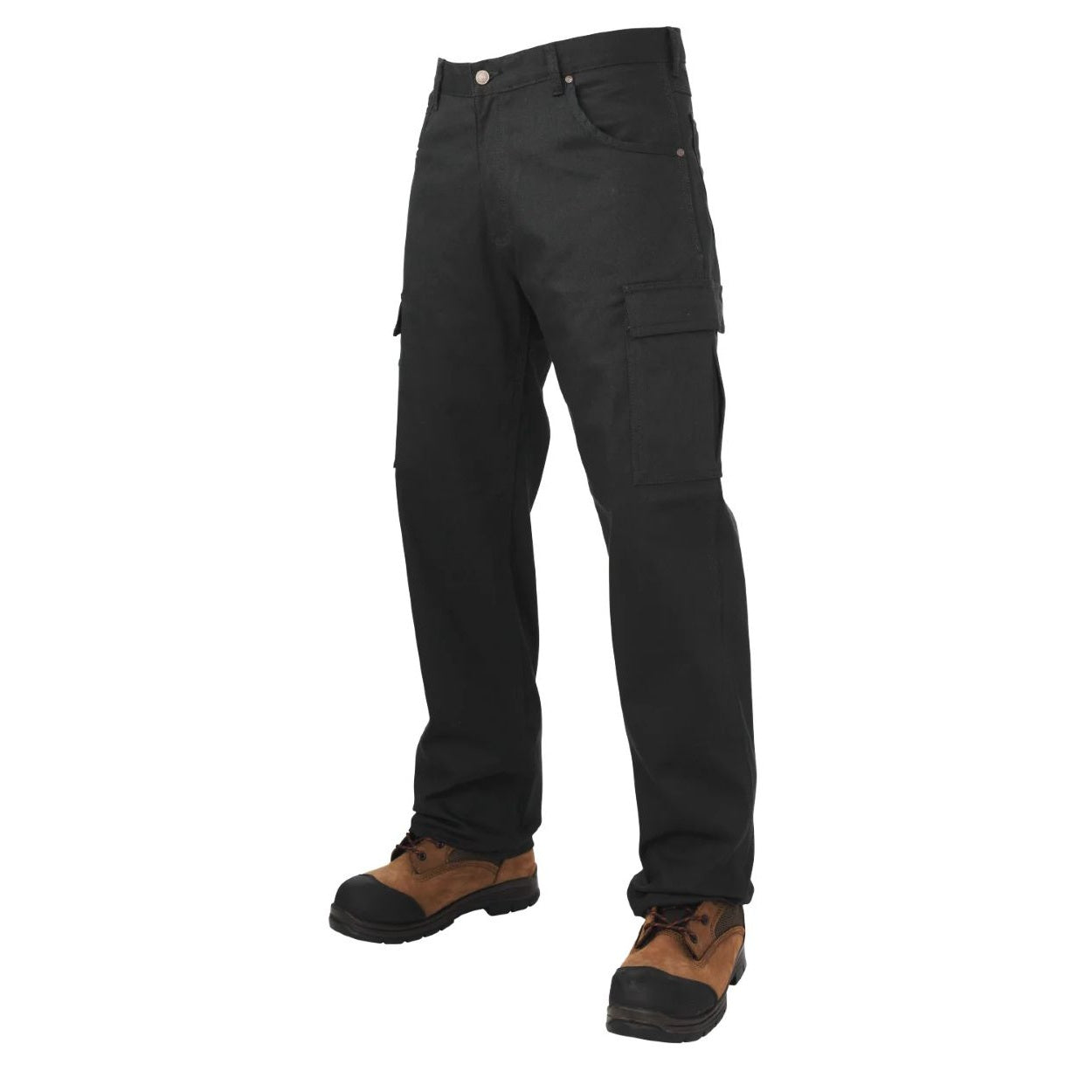 Black pants on a white background