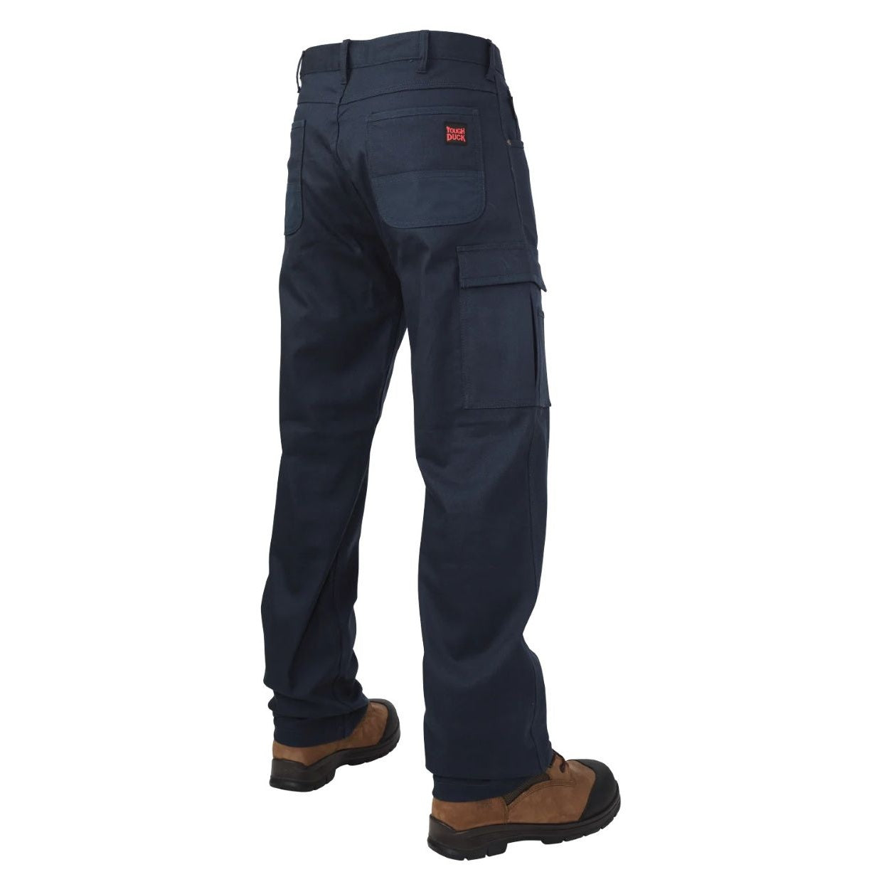 Navy blue pants on a white background