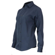 Navy shirt on a white background