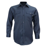 Navy shirt on a white background