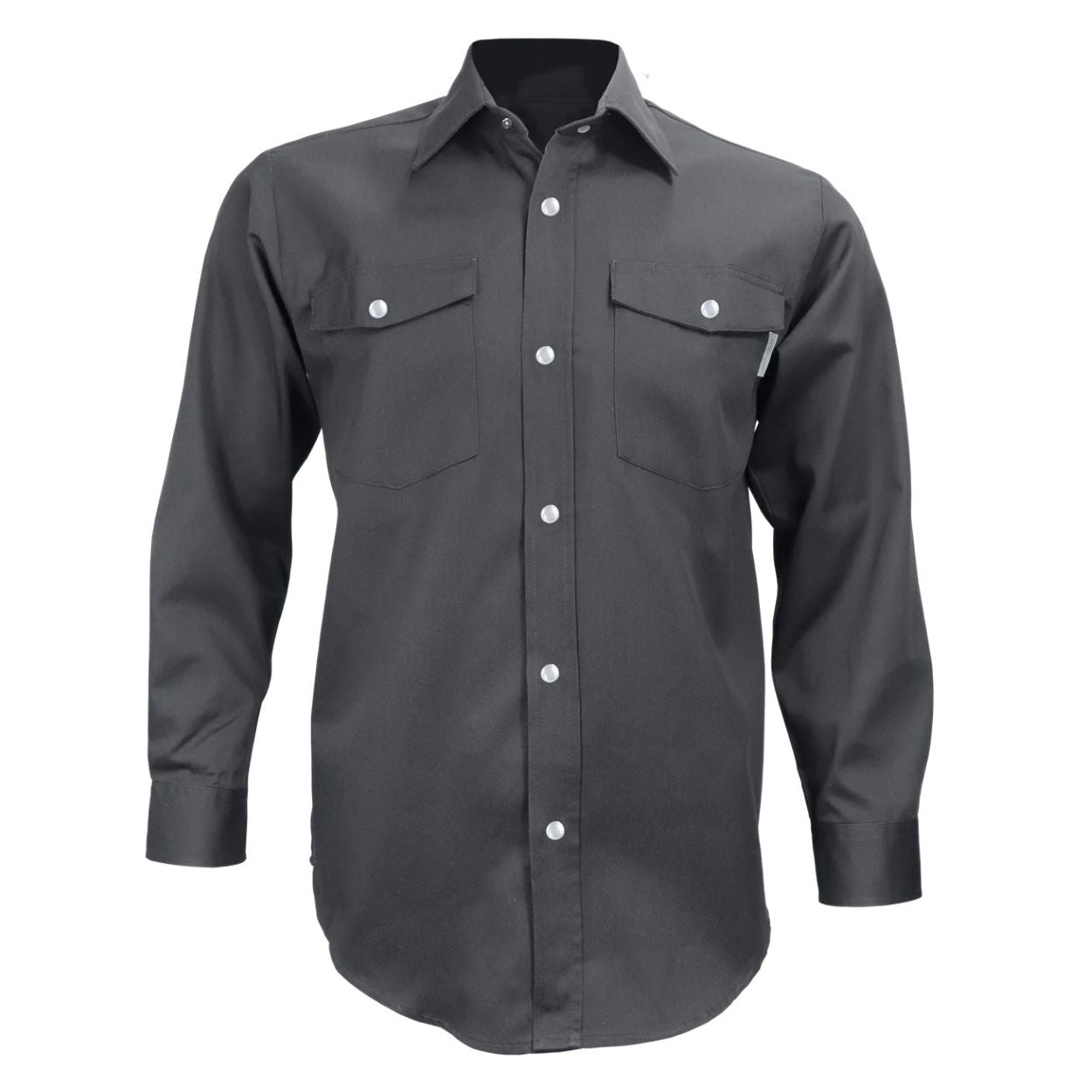 625S - Woven Work Shirt, Polycotton, with Snaps, Long Sleeve, Men's