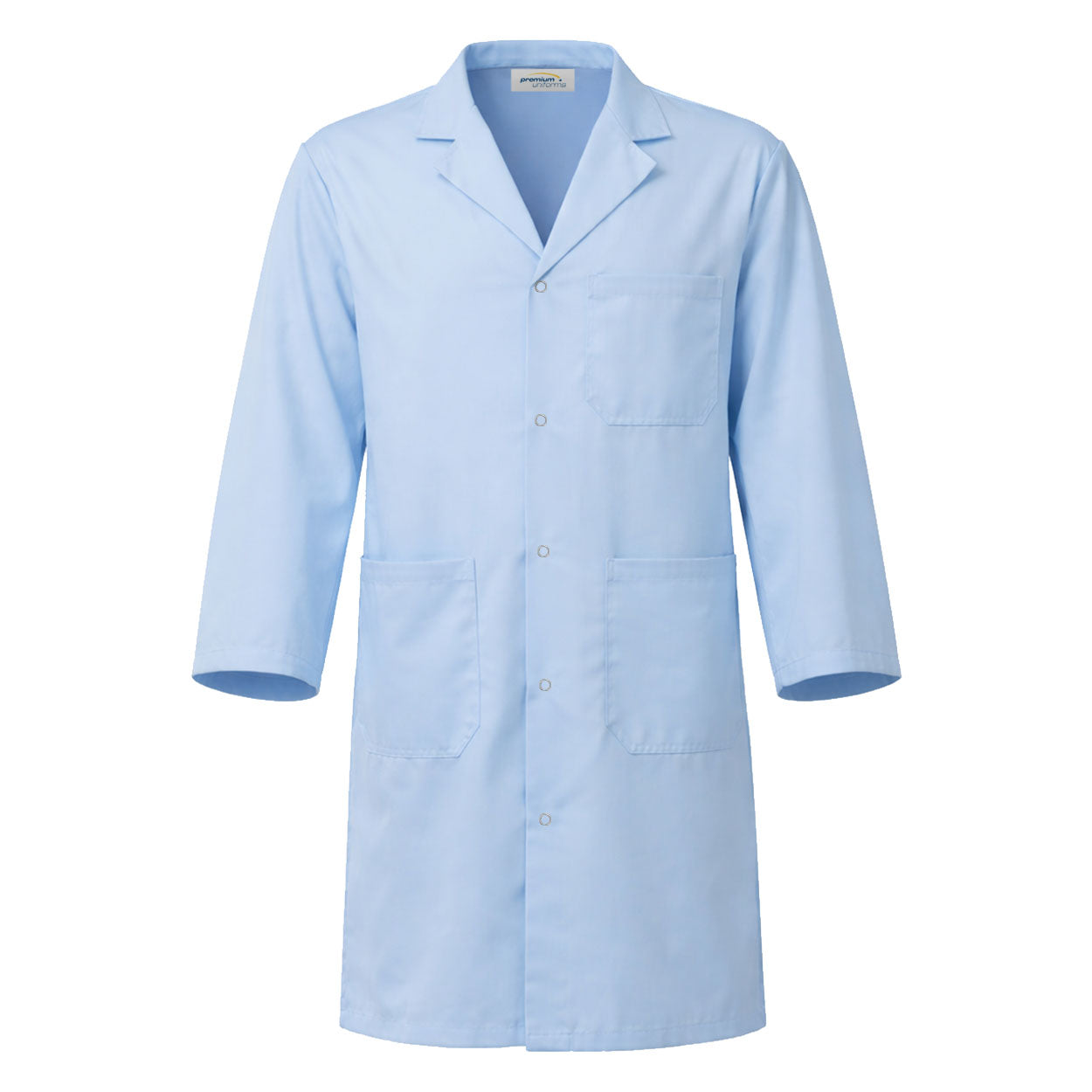 Light Blue lab coat on white background