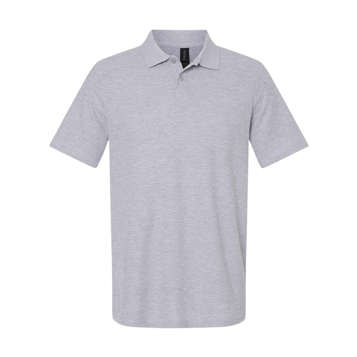 Sport grey polo shirt on a white background