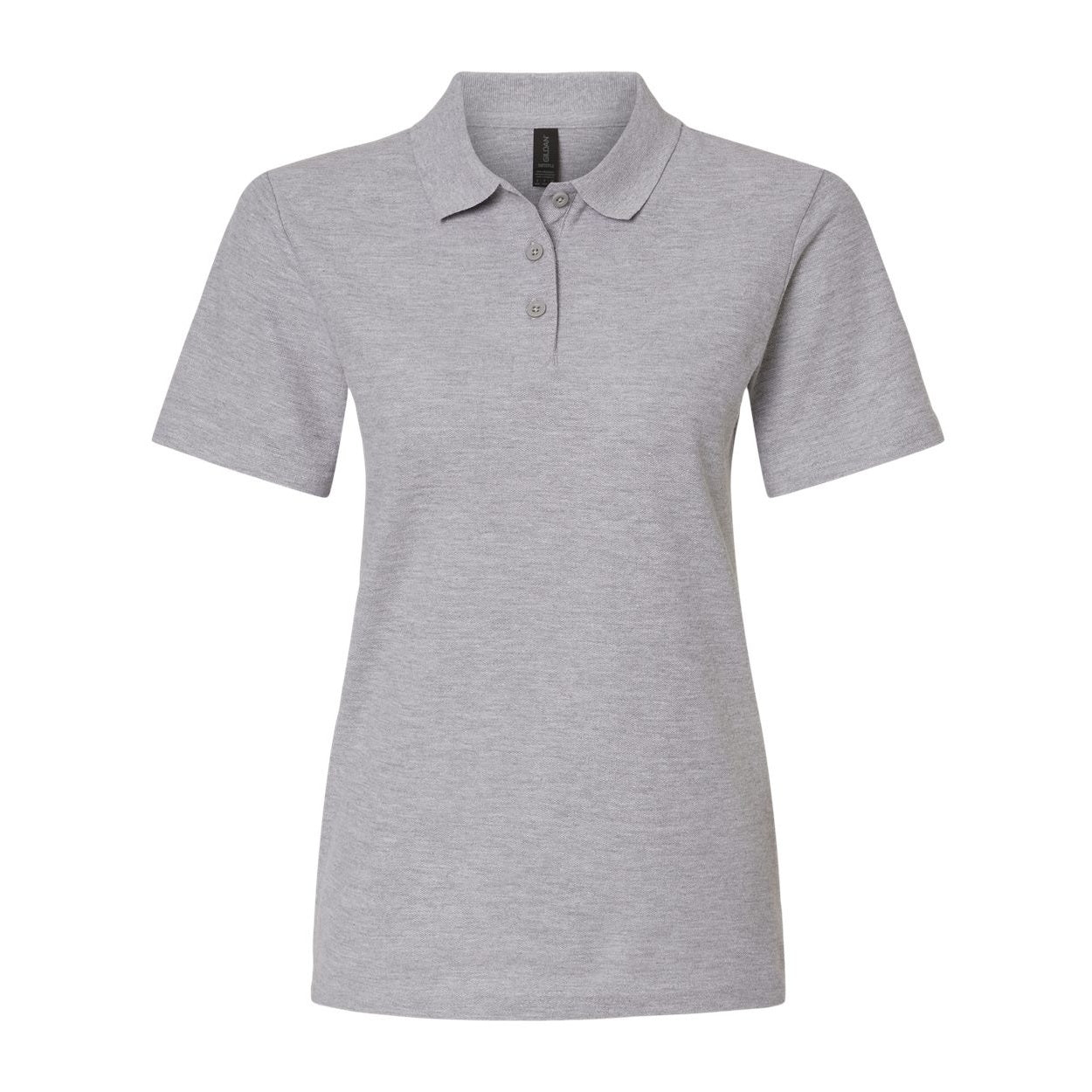 Sport grey polo shirt on a white background