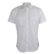 White shirt on a white background