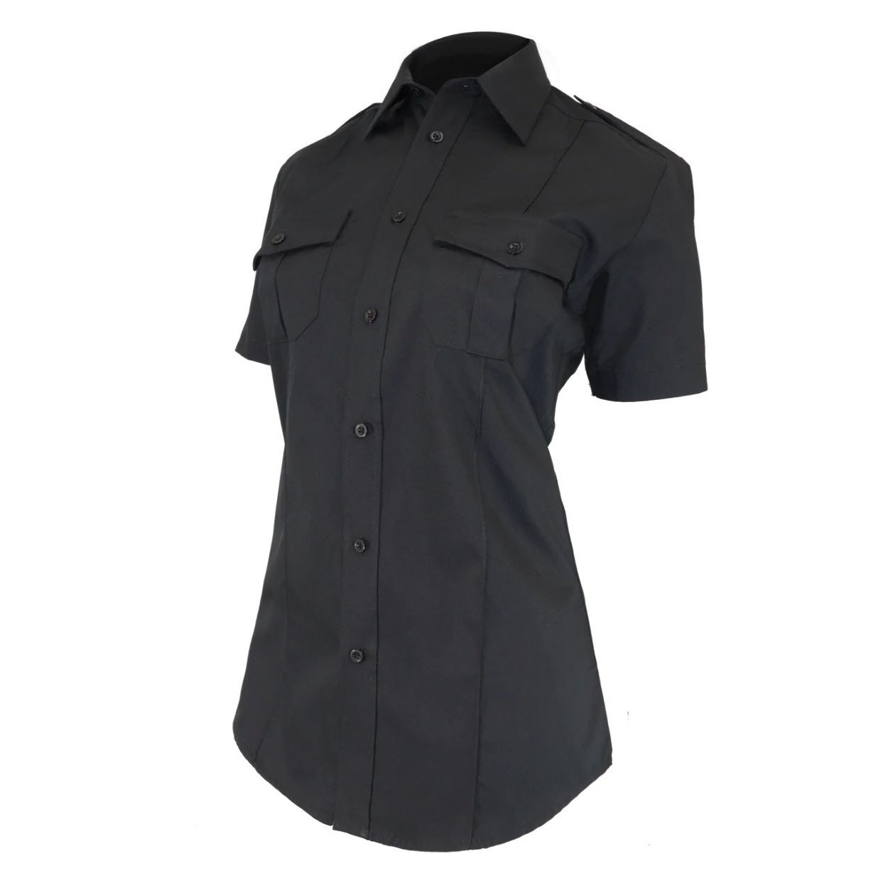Black shirt on a white background