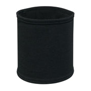 Black neck warmer on a white background