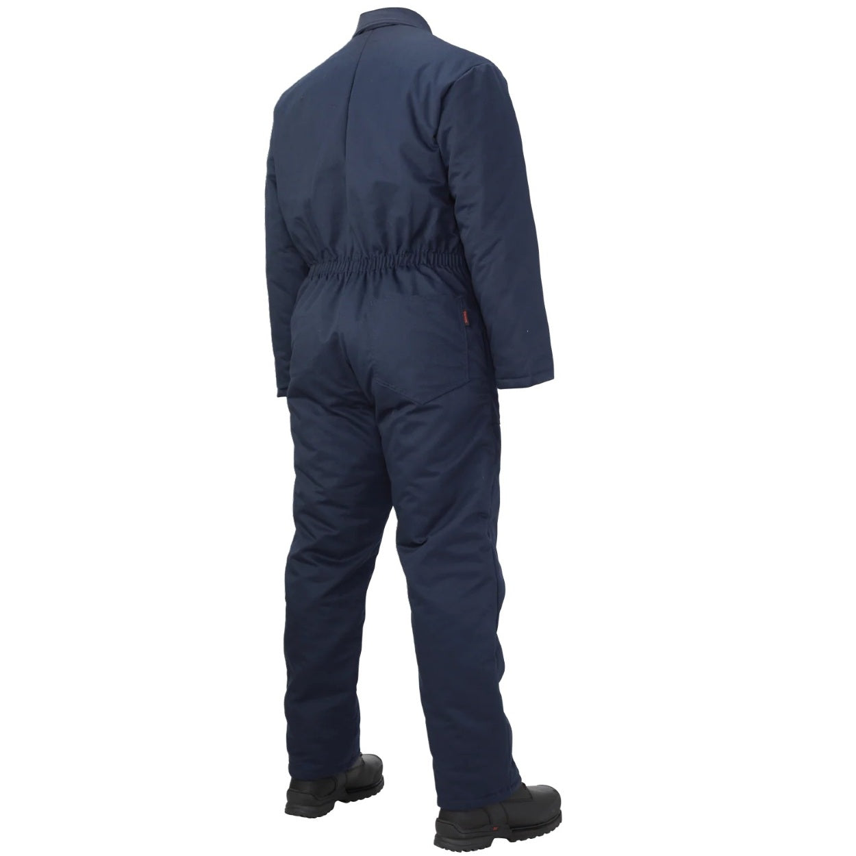 Navy coveralls on a white background