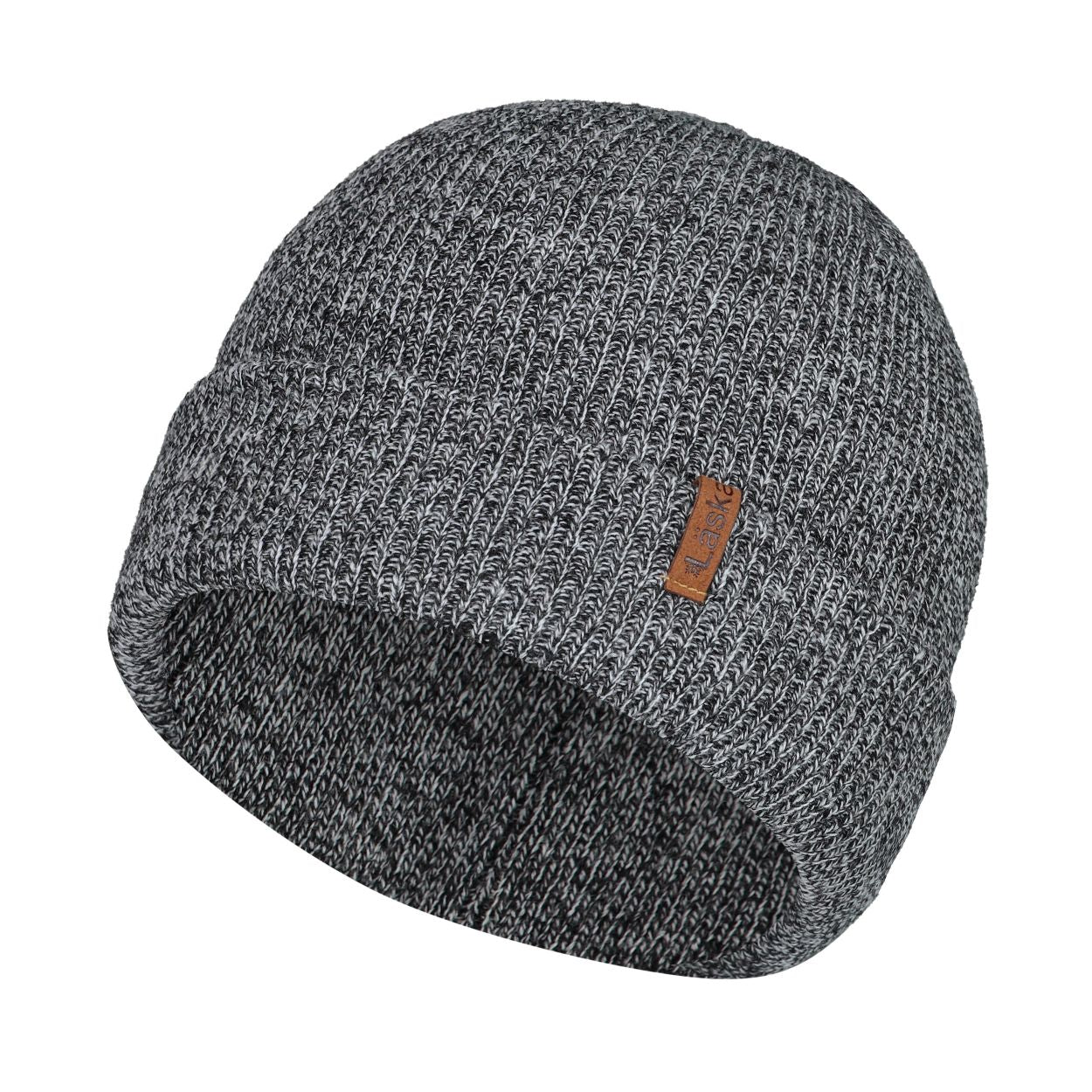 Grey tuque on a white background