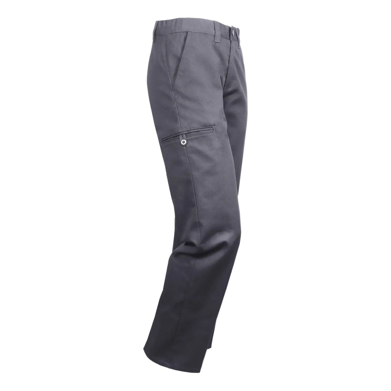 Grey pants on a white background