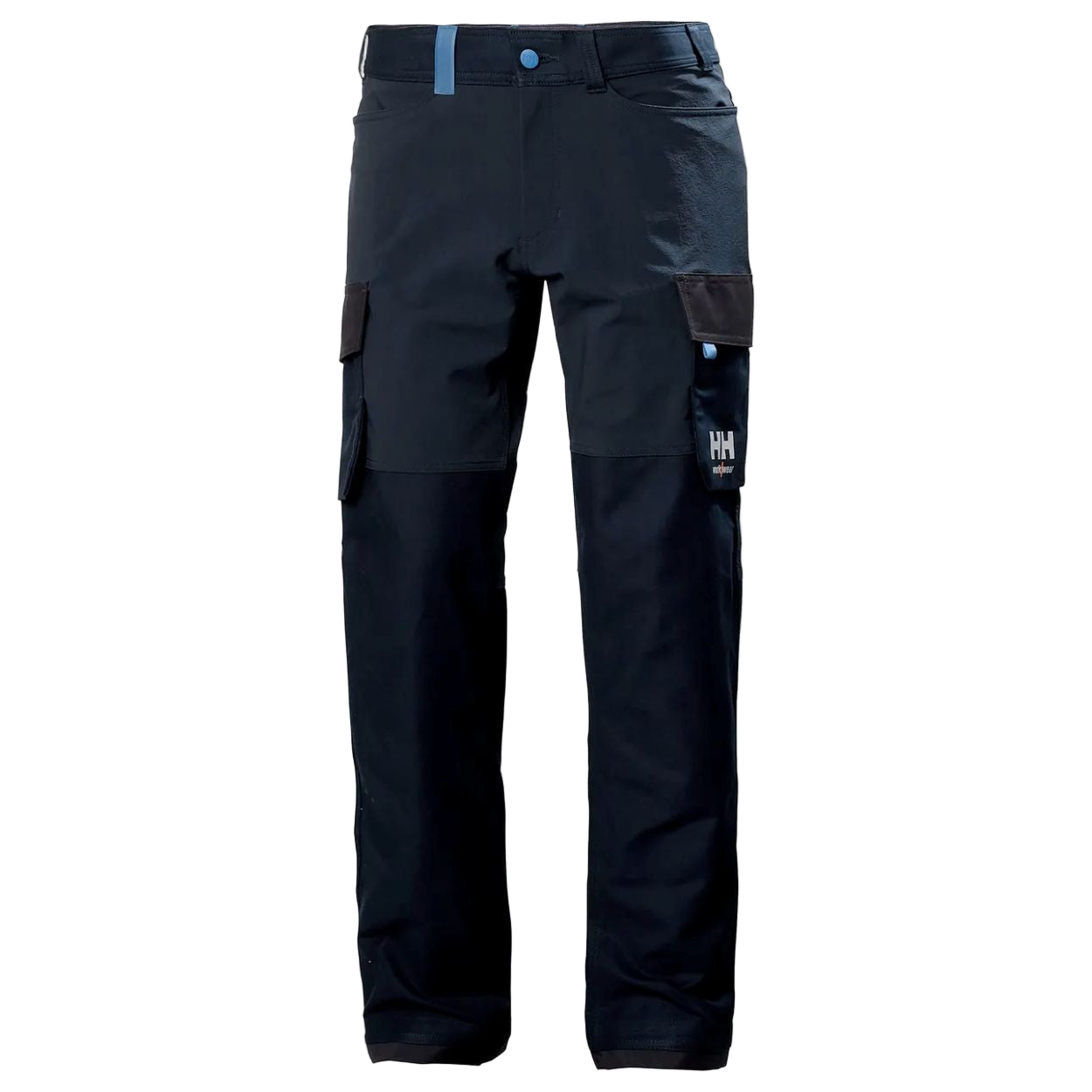Navy/Ebony pants on a white background