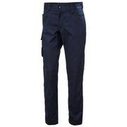 Navy pants on a white background