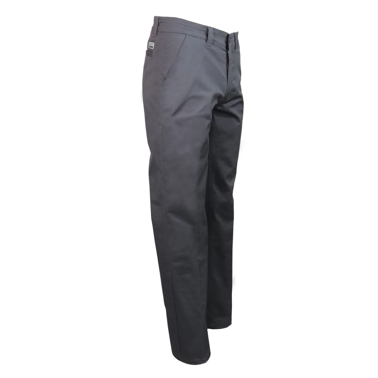 Grey pants on a white background