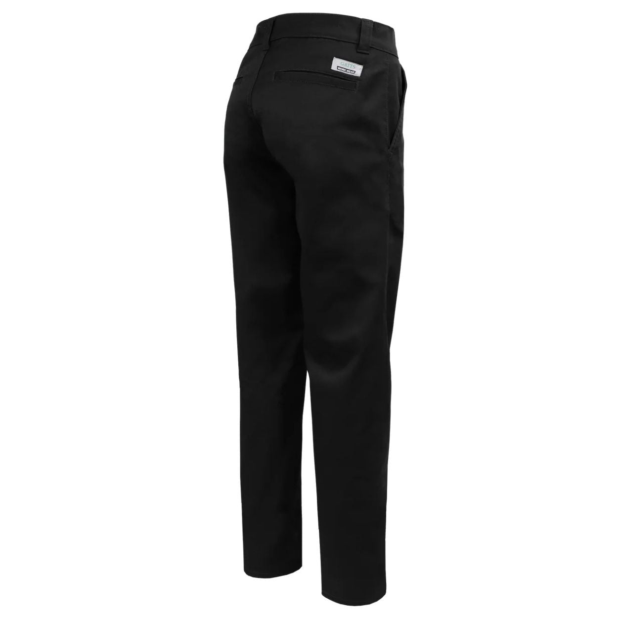 Black pants on a white background