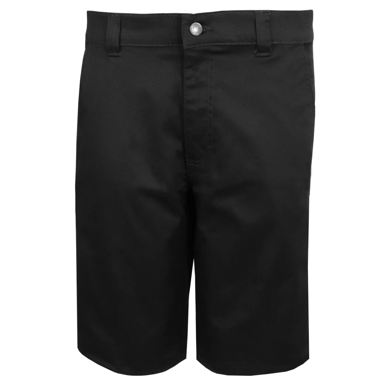 Black shorts on a white background
