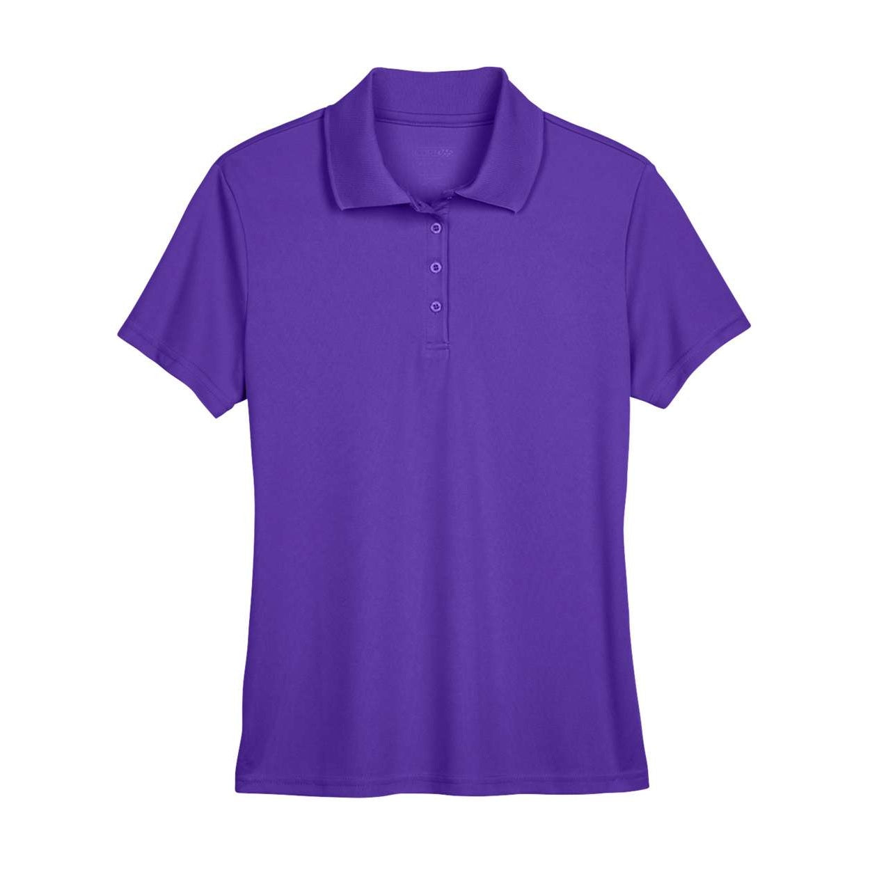 Campus purple polo shirt on a white background