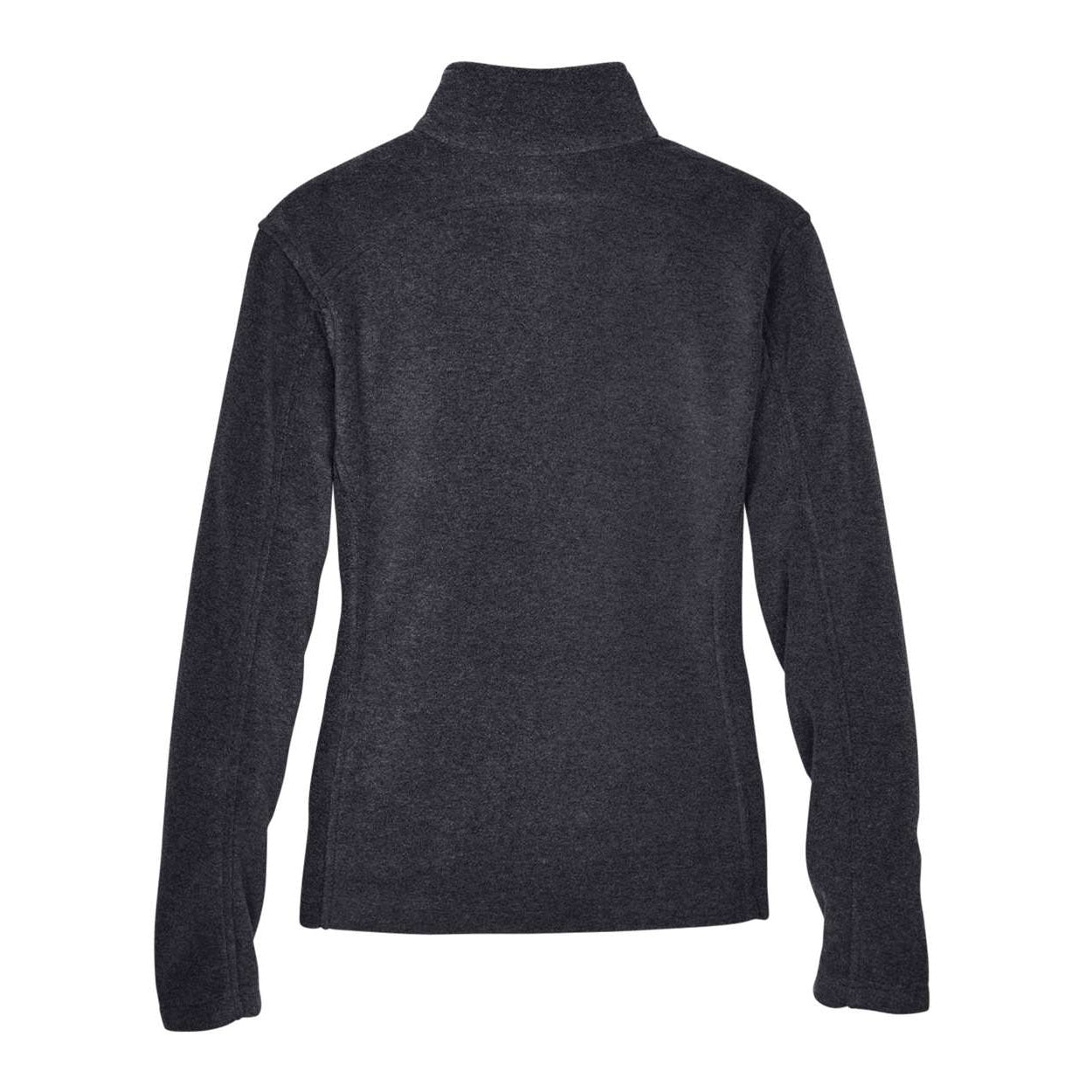 Heather charcoal polar jacket on a white background