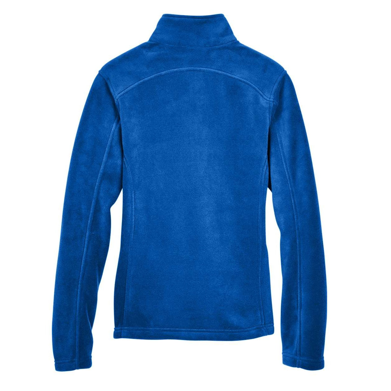True royal blue polar jacket on a white background