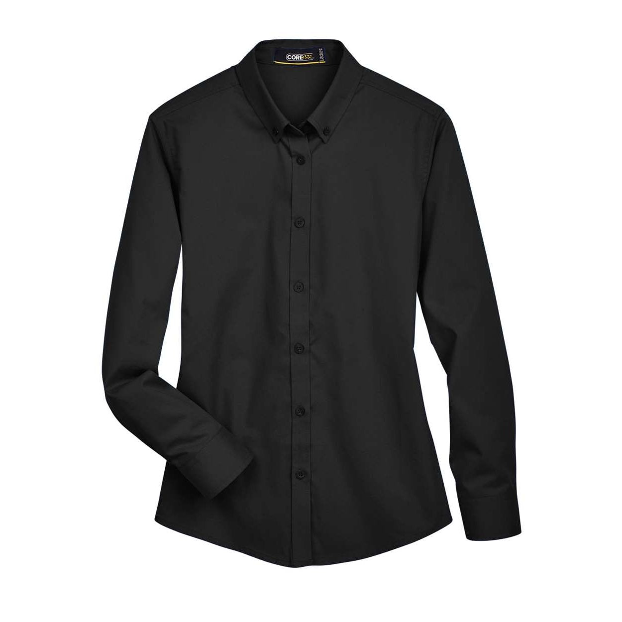 Black shirt on a white background