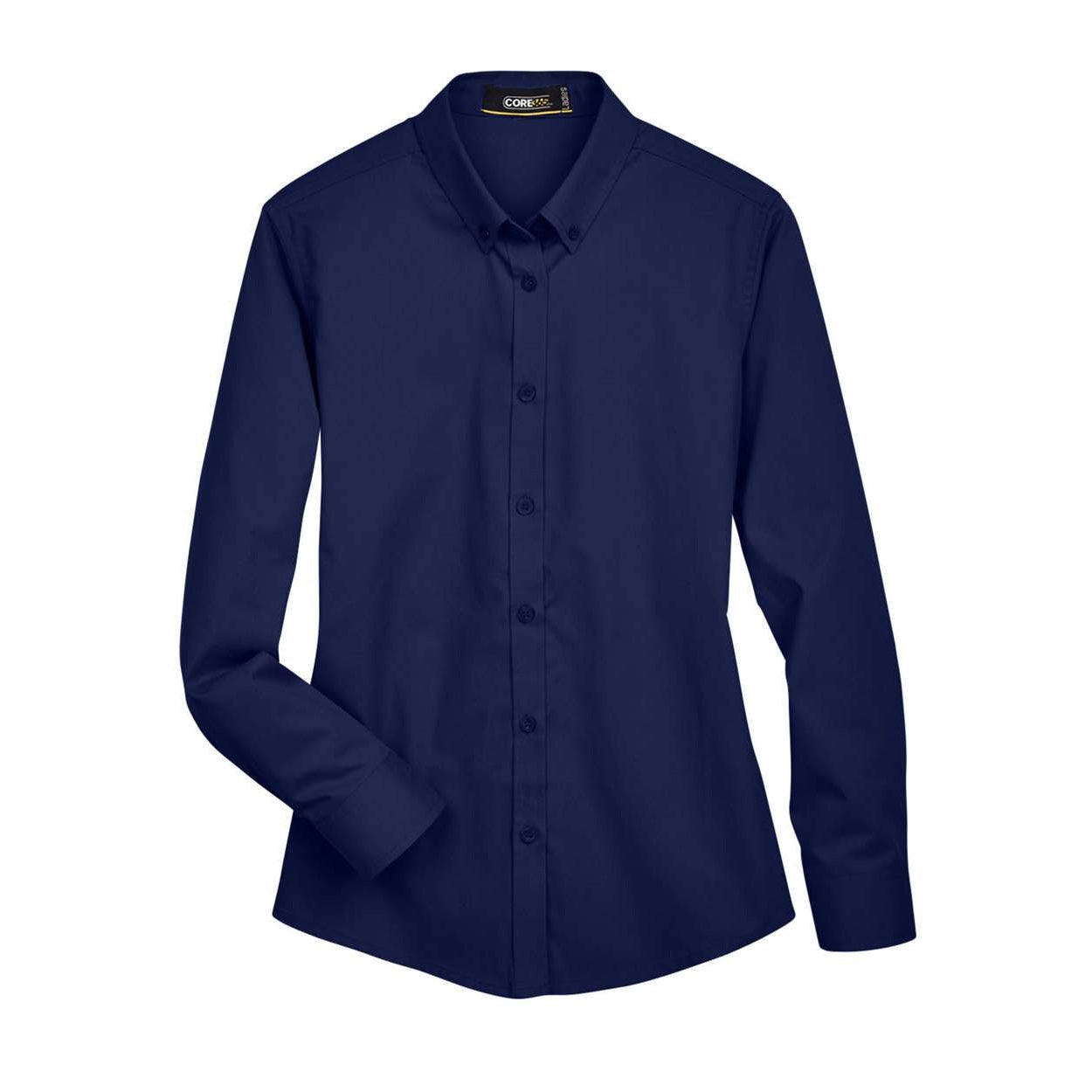 Classic navy shirt on a white background