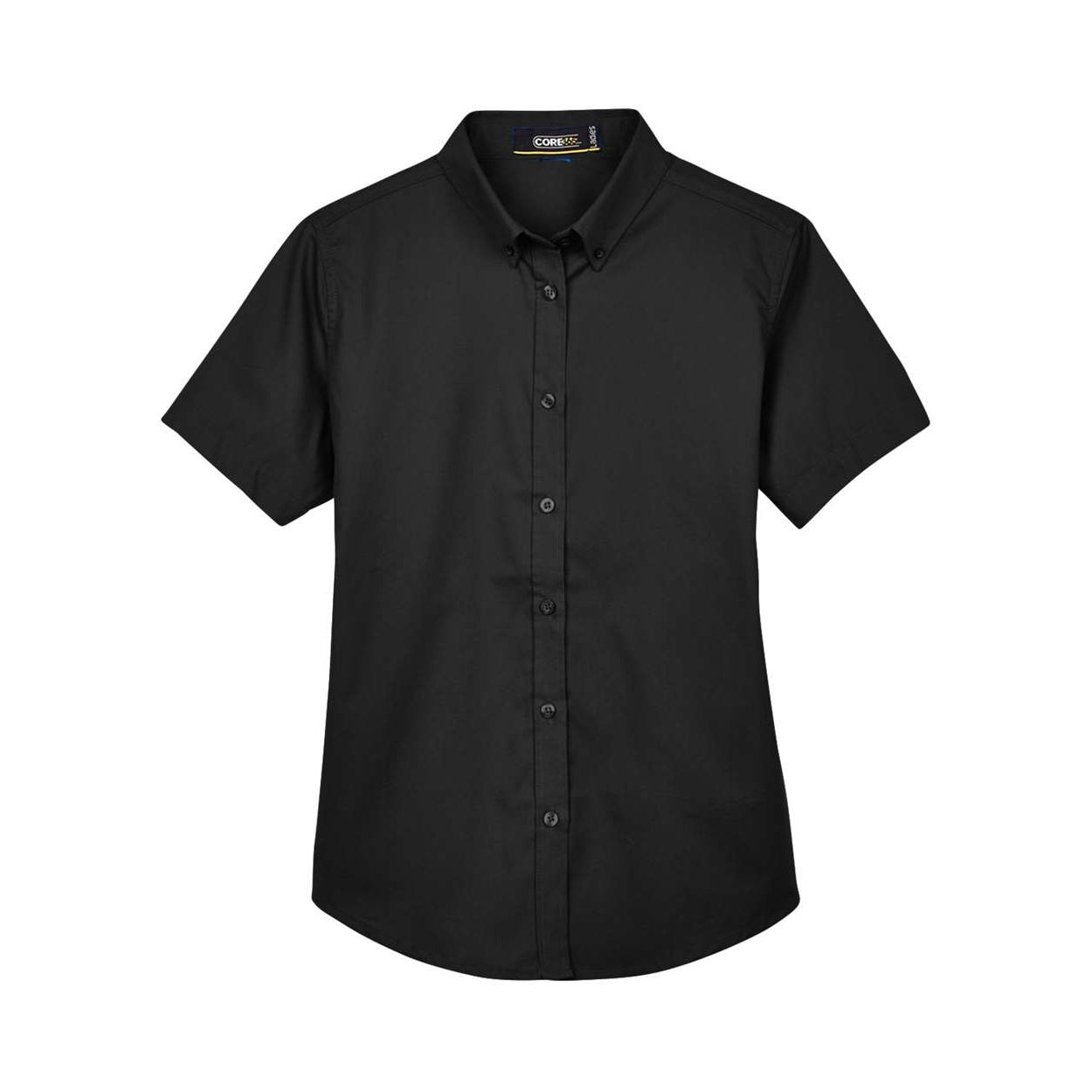 Black shirt on a white background