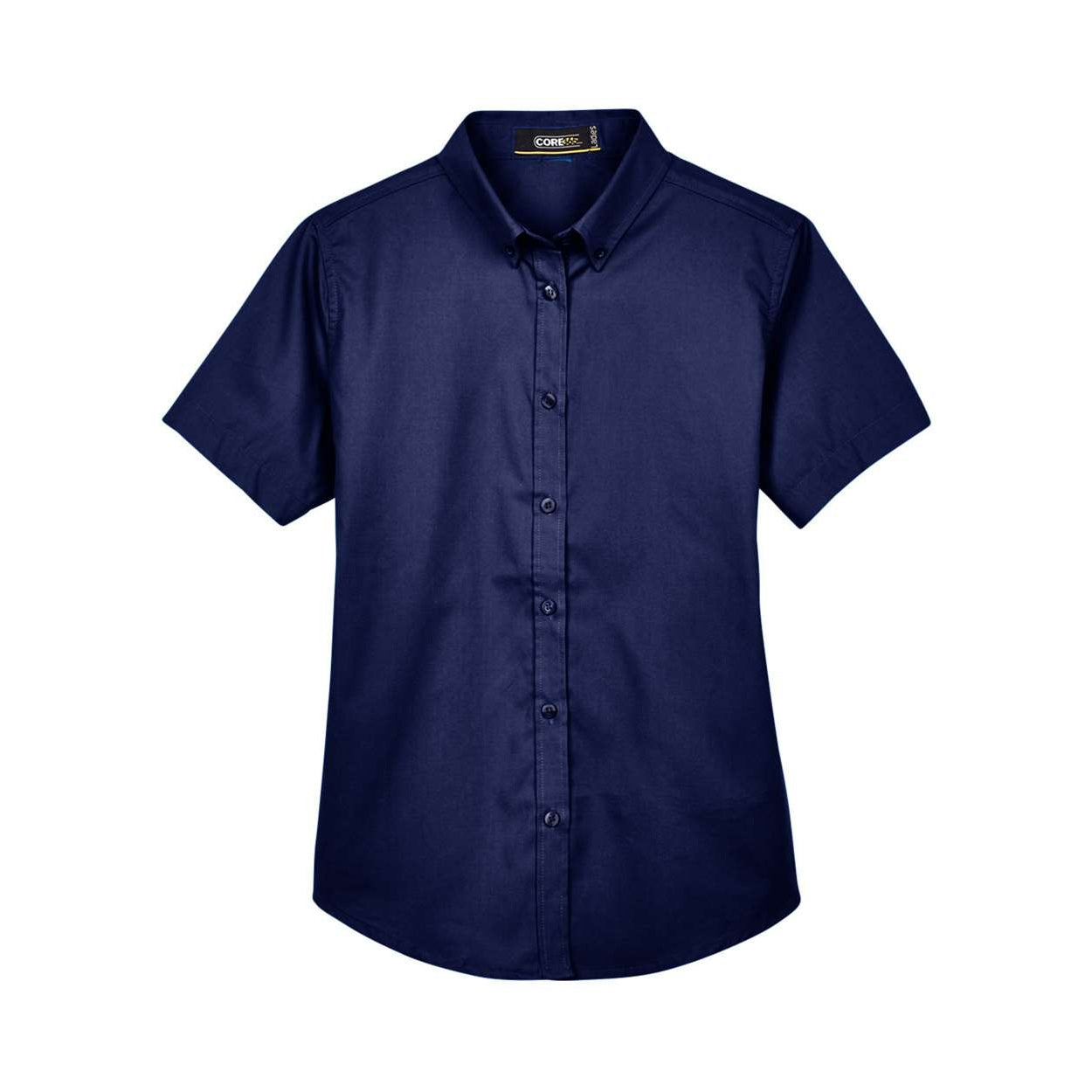 Classic navy shirt on a white background