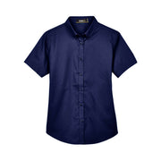 Classic navy shirt on a white background