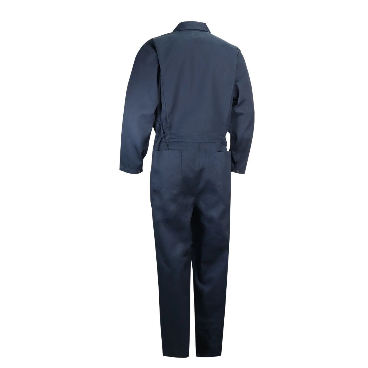 Navy coveralls on a white background