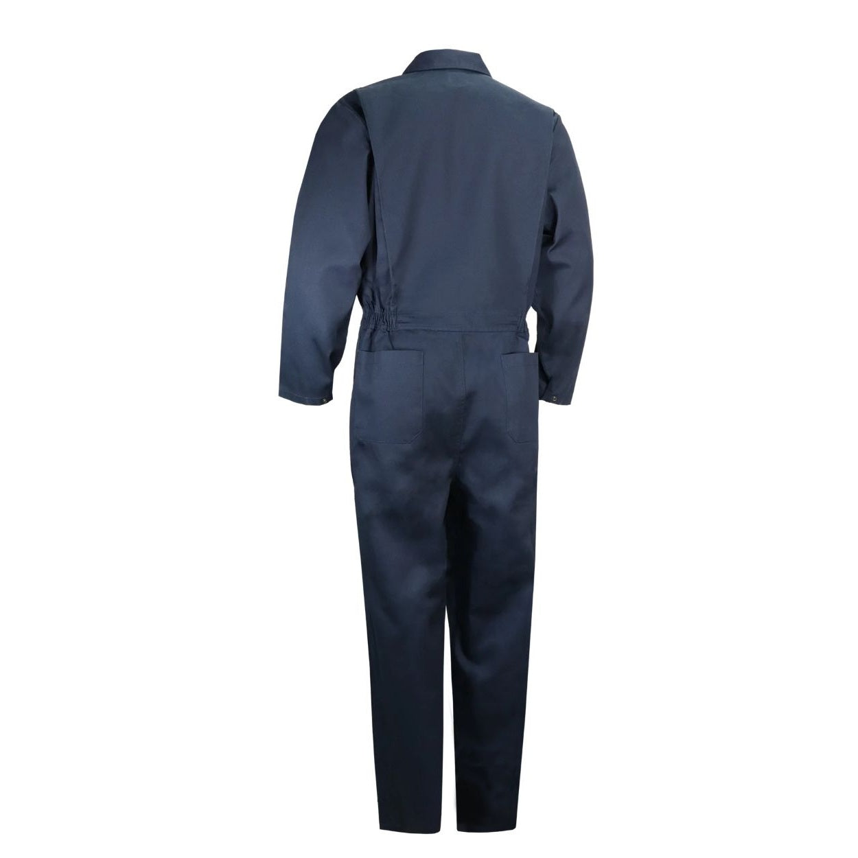 Navy coveralls on a white background