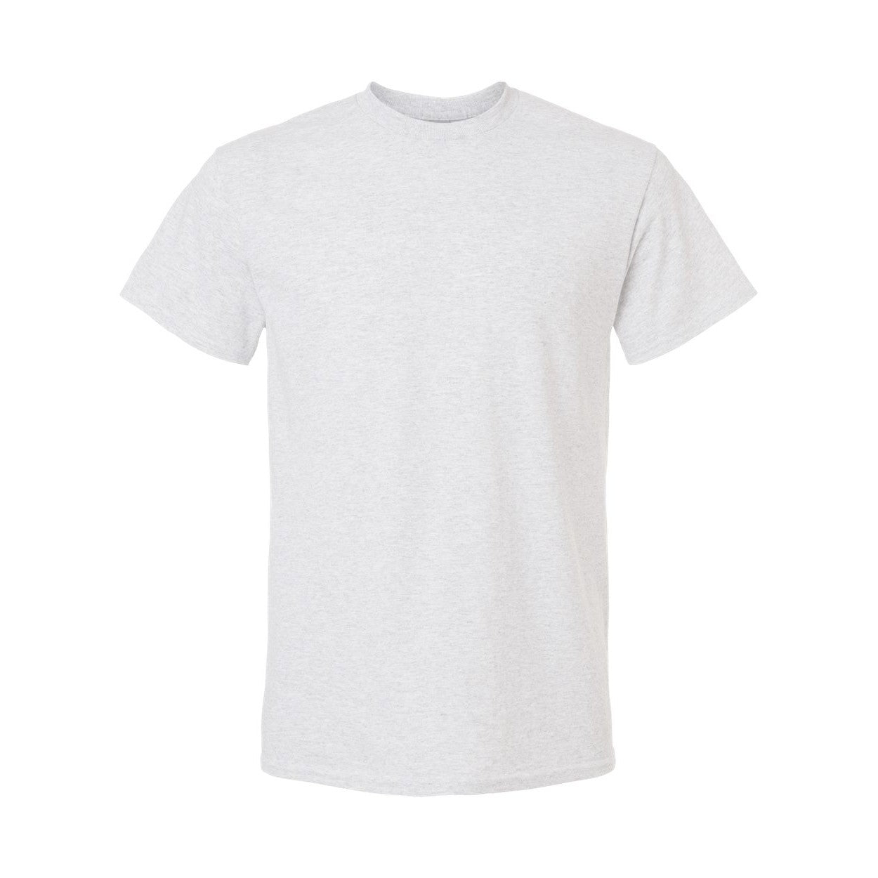 Ash grey t-shirt on a white background