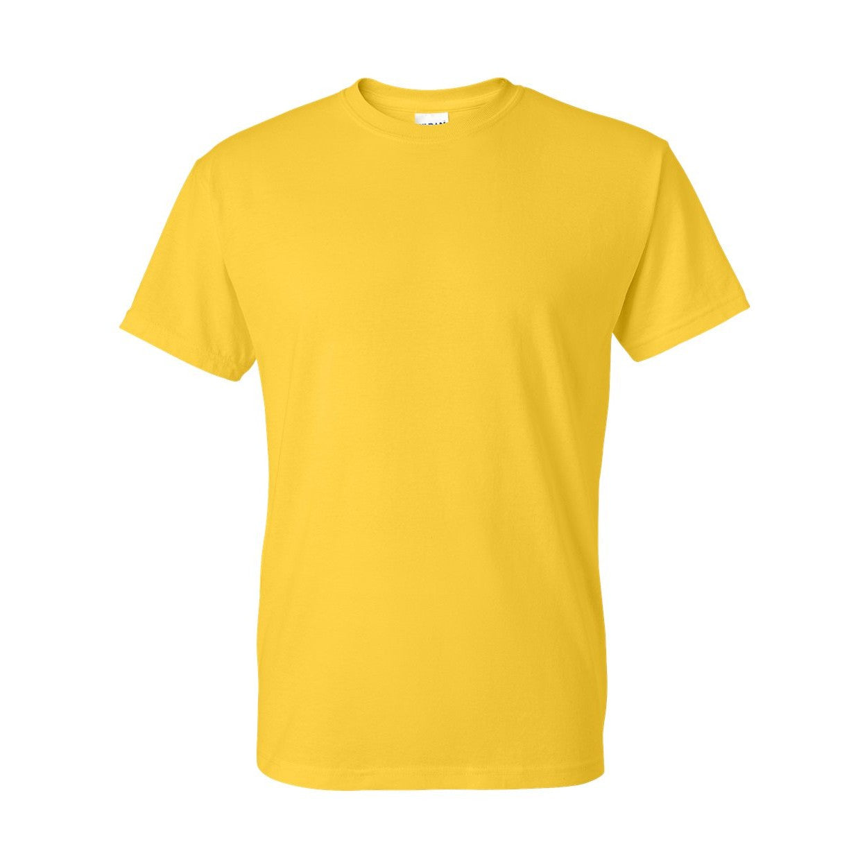Daisy yellow t-shirt on a white background