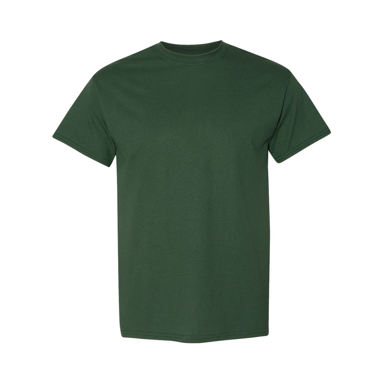 Dark green t-shirt on a white background