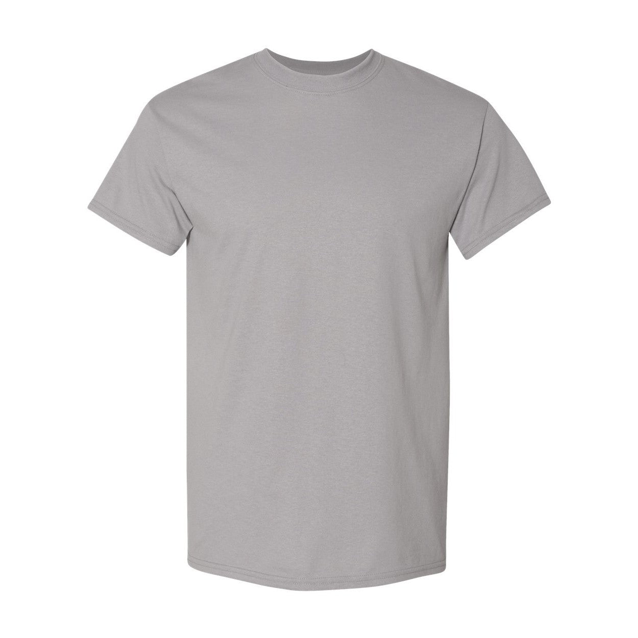 Gravel grey t-shirt on a white background