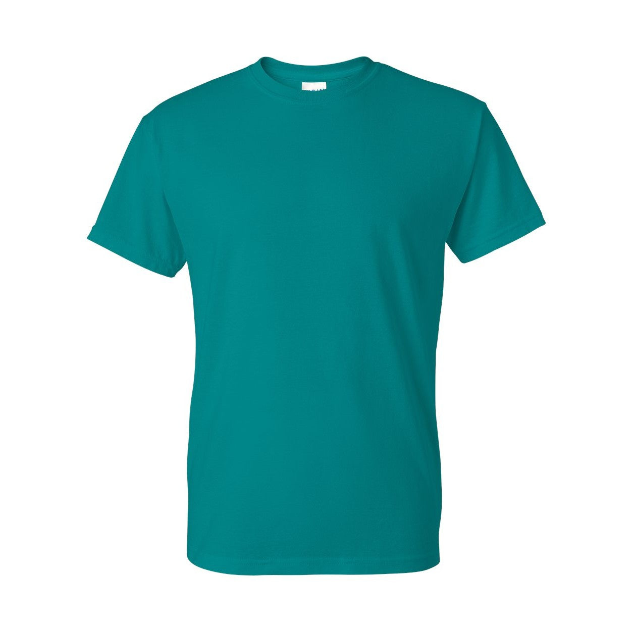 Jade dome teal t-shirt on a white background