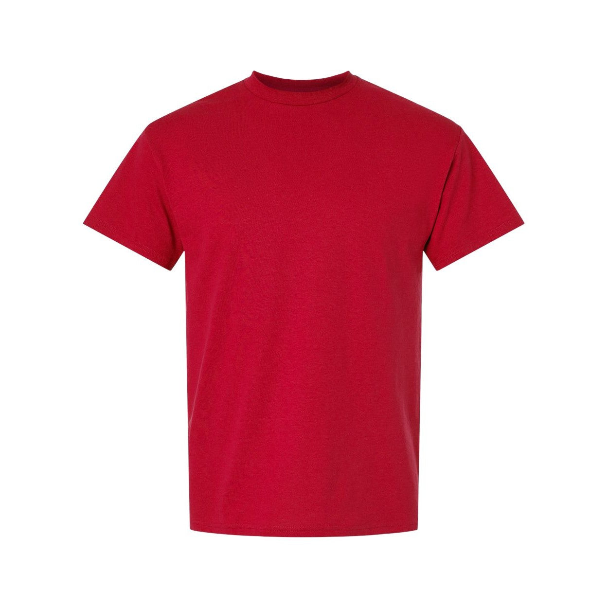 Red t-shirt on a white background