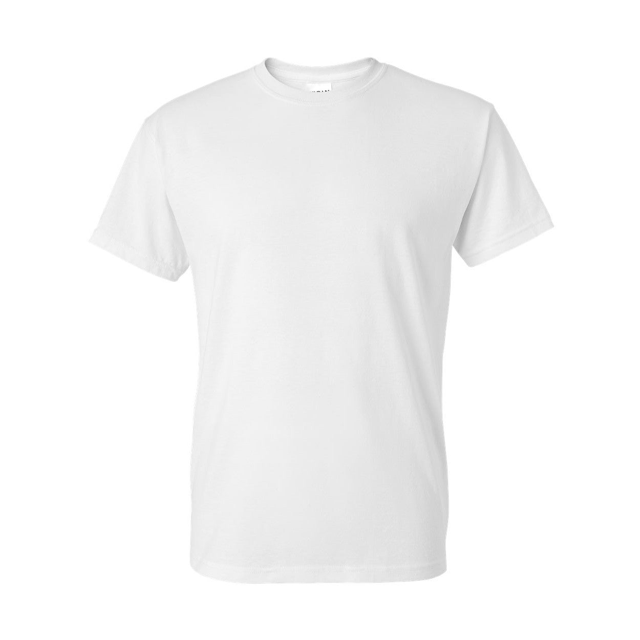 White t-shirt on a white background