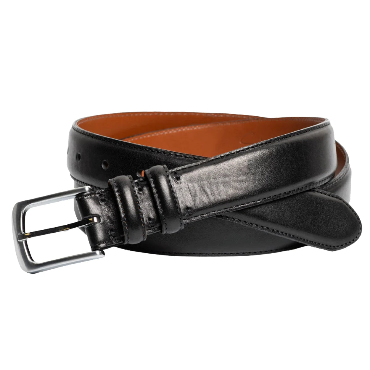 Black belt on a white background