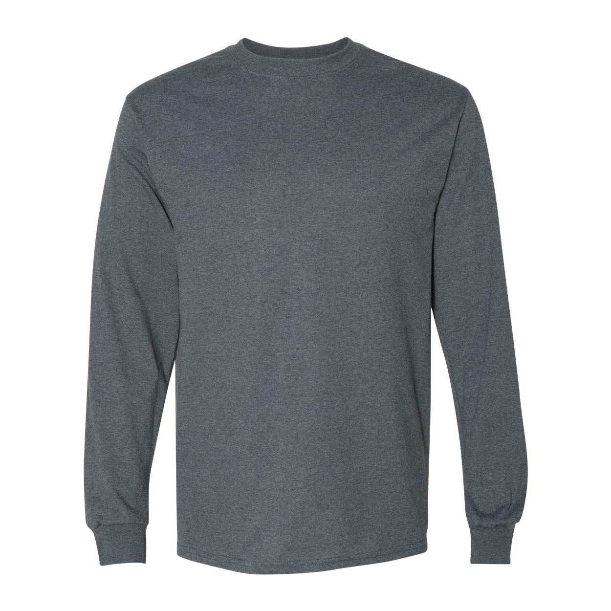 Dark heather t-shirt on a white background