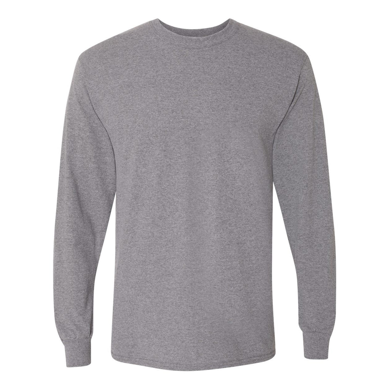 Graphite heather t-shirt on a white background