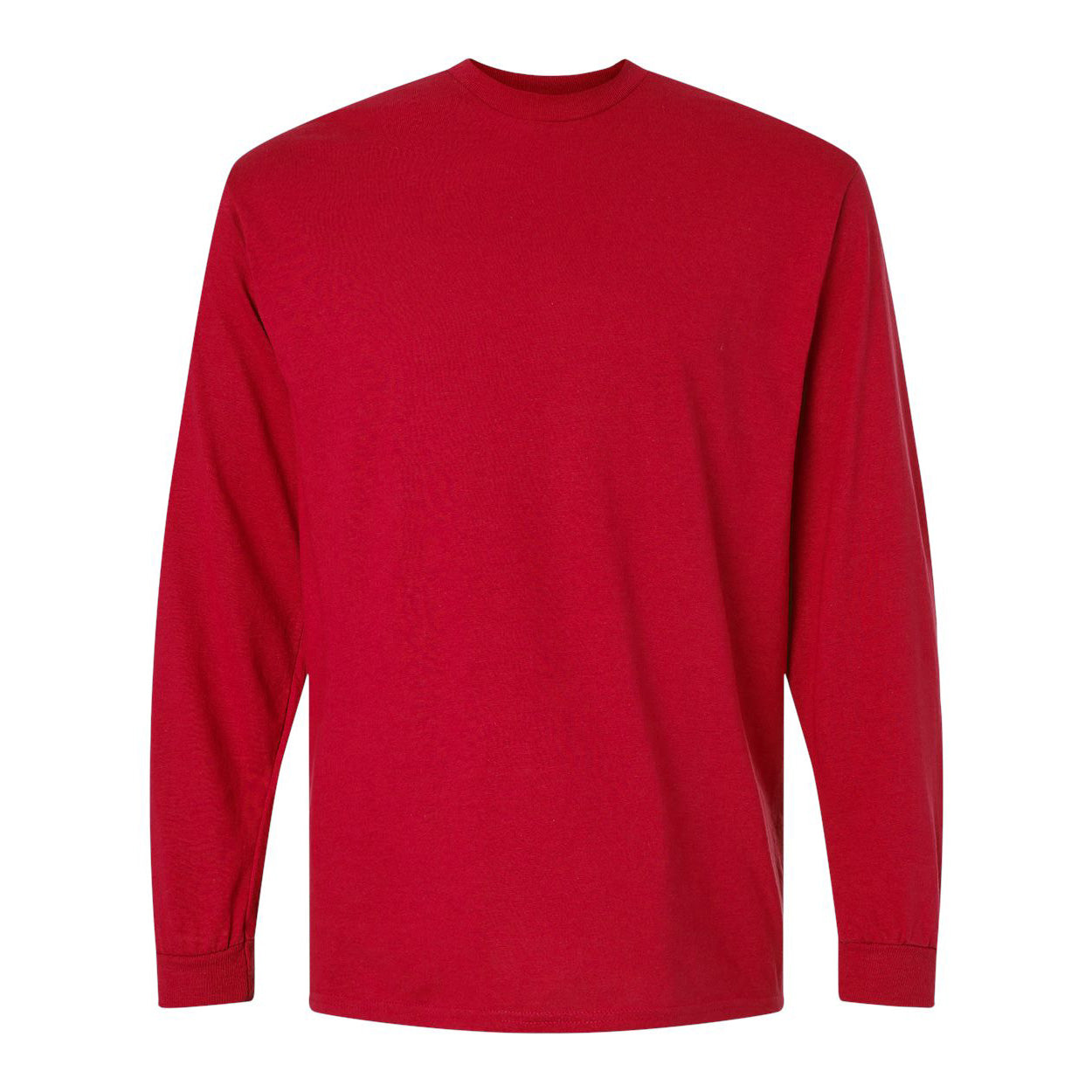 Red t-shirt on a white background